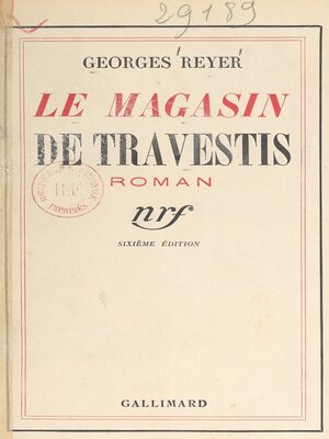 cover image of Le magasin de travestis